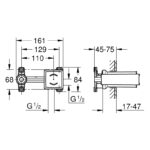 Grohe Single-Lever Mixer Concealed Body 23200