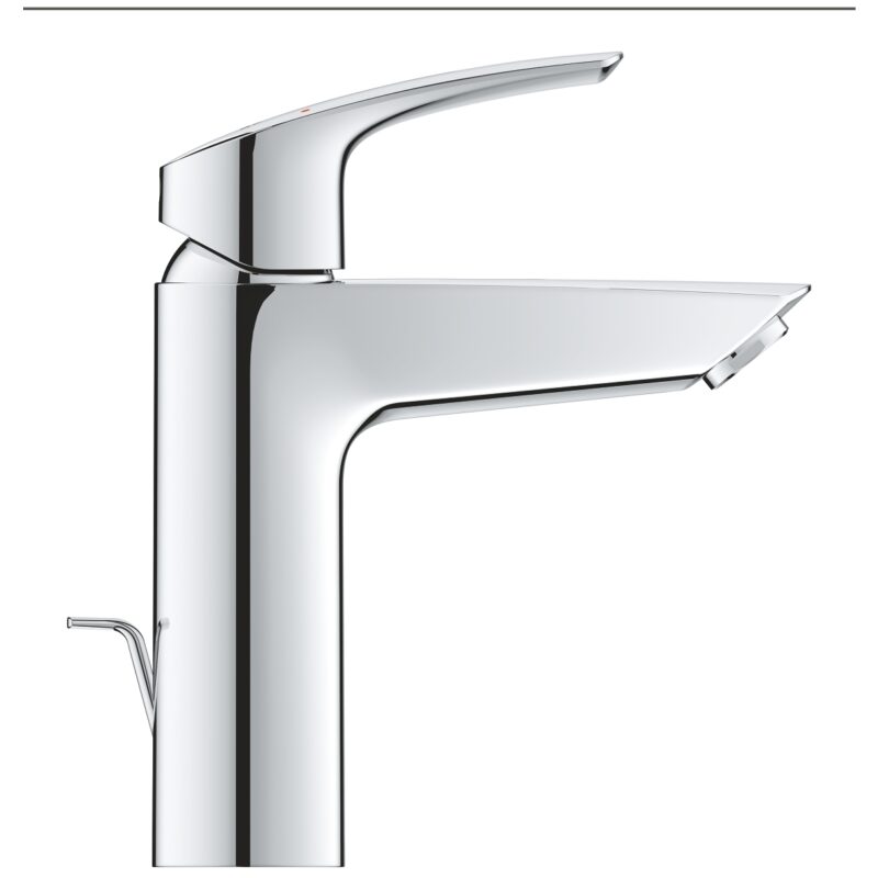 Grohe Eurosmart M-Size EcoJoy Basin Mixer with Pop Up Waste 23322