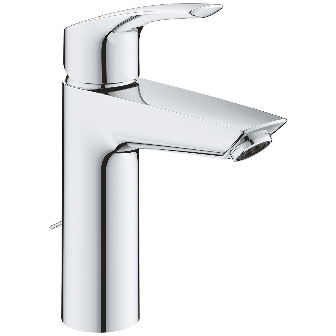 GROHE Grohe Eurosmart Basin Monobloc Mixer Mid Height with Retractable Chain No Was... 