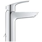 Grohe Eurosmart M-Size EcoJoy Basin Mixer with Retractable Chain