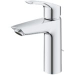 Grohe Eurosmart M-Size EcoJoy Basin Mixer with Retractable Chain