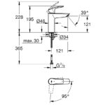 Grohe Eurosmart M-Size Smooth Body Basin Mixer Tap 23395
