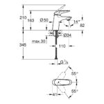 Grohe Eurostyle Basin Mixer Tap S-Size 23715