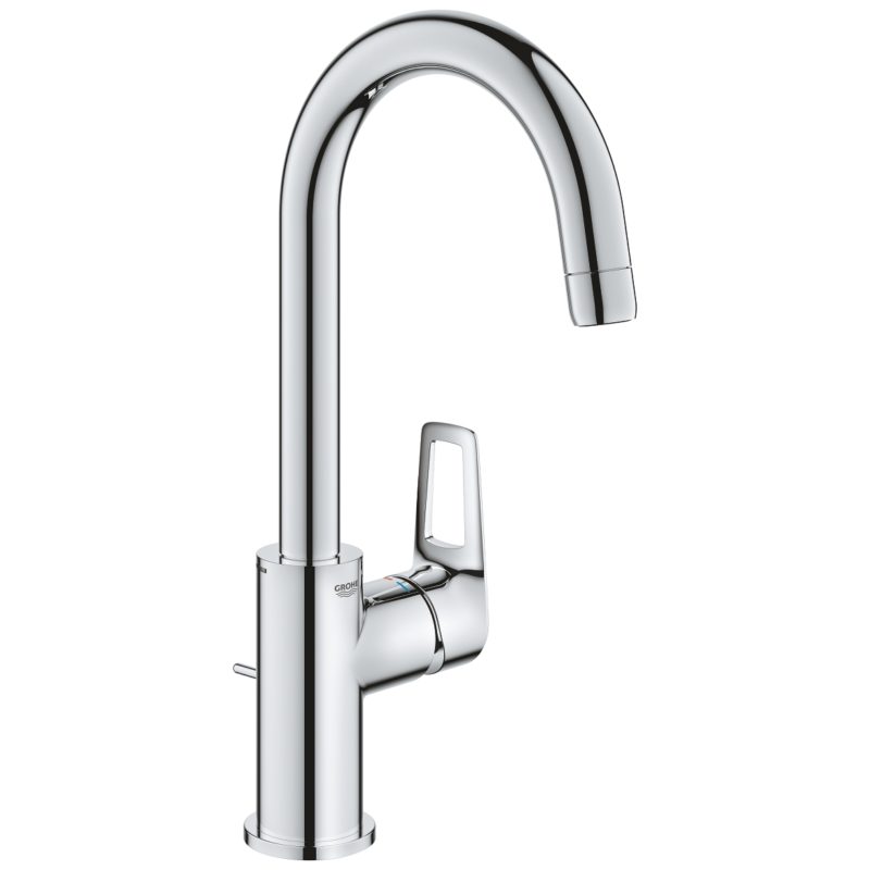 Grohe Bauloop L-Size Basin Mixer Tap with Pop Up Waste 23763