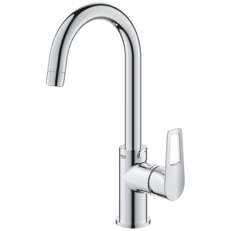 Grohe Bauloop L-Size Basin Mixer Tap with Pop Up Waste 23763