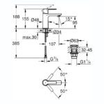 Grohe Lineare Basin Mixer Tap XS-Size 23791