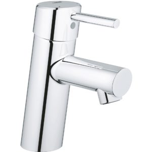 Grohe Concetto Basin Mixer S-Size with Click Waste, Low Pressure