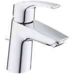 Grohe Eurosmart Angled S-Size Basin Mixer with Pop Up Waste 23965