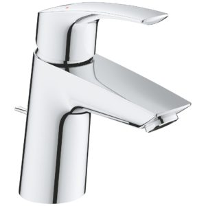 Grohe Eurosmart Angled S-Size Basin Mixer with Pop Up Waste 23965