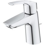 Grohe Eurosmart Angled S-Size Basin Mixer with Pop Up Waste 23965