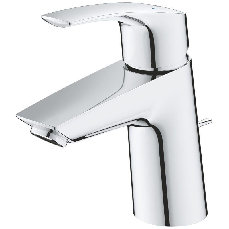 Grohe Eurosmart Angled S-Size Basin Mixer with Pop Up Waste 23965