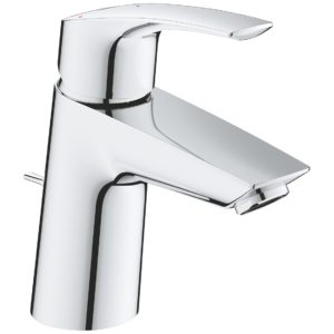 Grohe Eurosmart Angled S-Size Basin Mixer with Pop Up Waste 23969