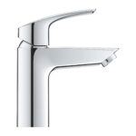 Grohe Eurosmart Basin Mixer Tap with Push Waste Chrome 23988