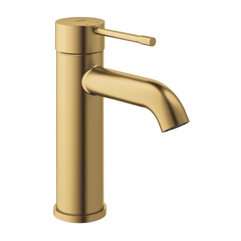 Grohe Essence Basin Mixer Tap S-Size Brushed Cool Sunrise Grohe Essence Basin Mixer Tap S-Size Brushed Cool Sunrise
