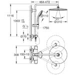 Grohe Euphoria 310 CoolTouch Shower System 26075