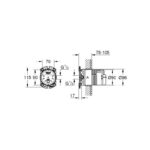 Grohe Rainshower Universal Rough-in Box 1/2" 26484