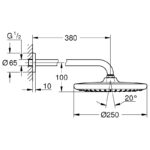 Grohe Tempesta 250 Head Shower Set Wall 26663