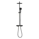 Grohe Tempesta 250 Thermostatic Shower System Matte Black