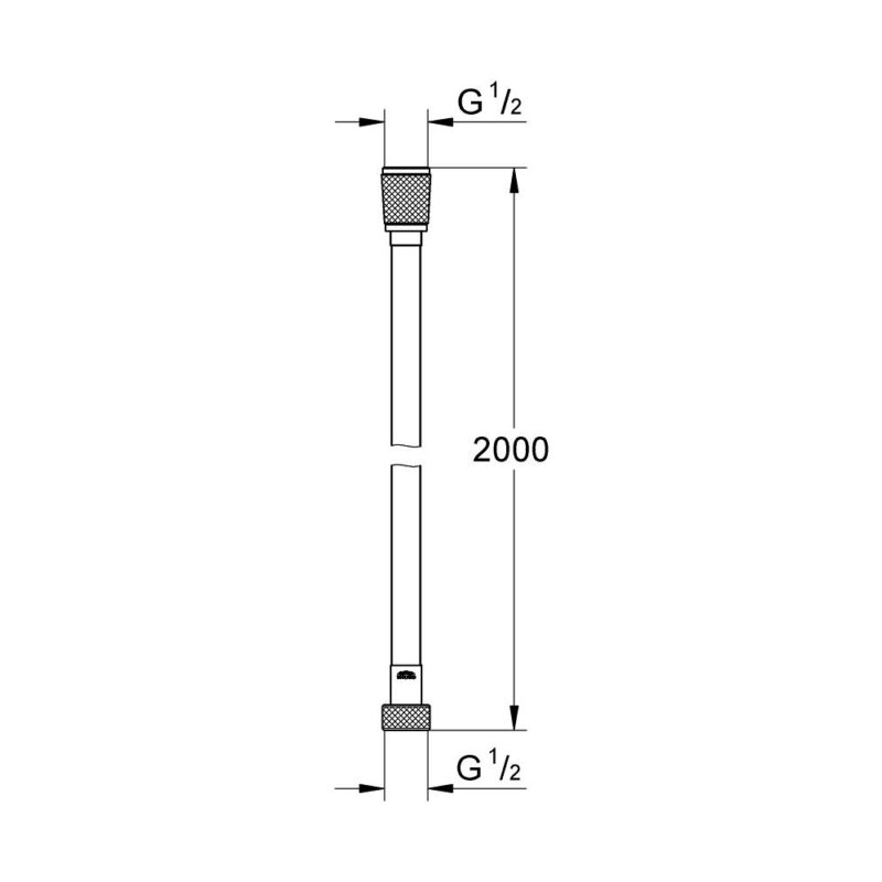 Grohe Silverflex 2000mm Shower Hose