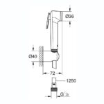 Grohe Tempesta-F Trigger Spray 30 Wall Holder Set 27513