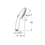 Grohe Tempesta 110 Hand Shower 2 Sprays 27597