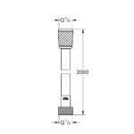 Grohe Relexaflex 2000mm Shower Hose 28155