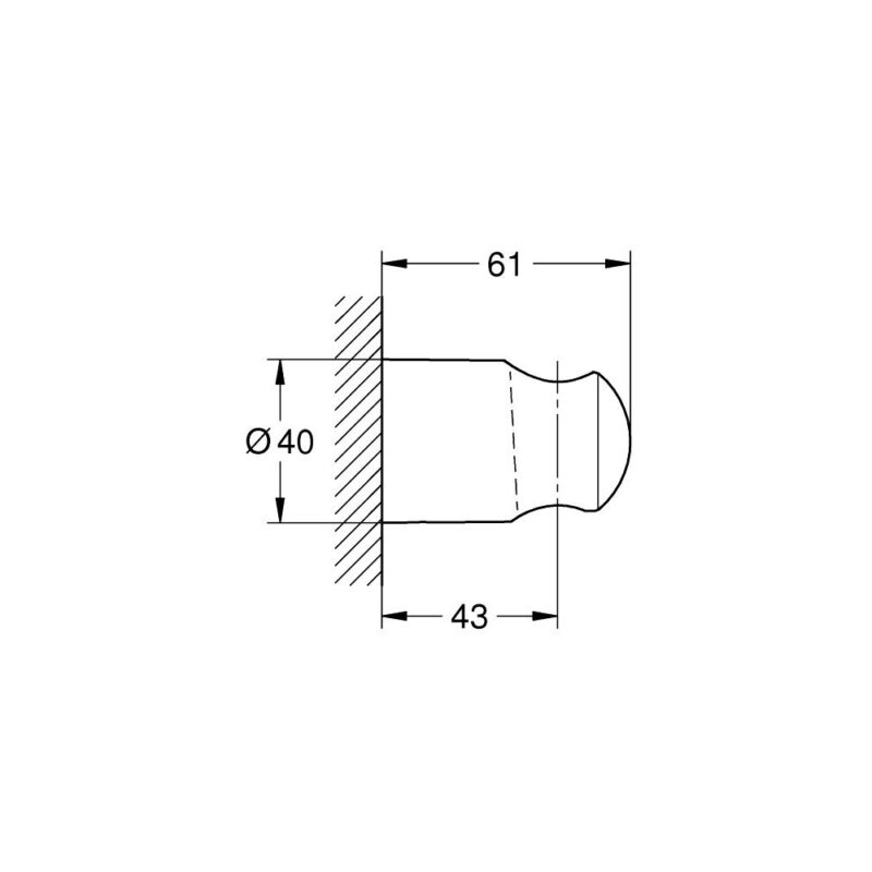 Grohe Tempesta Shower Holder 28605