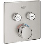 Grohe Smartcontrol Thermostat Trim with 2 Valves 29124 Supersteel