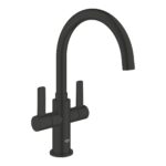 Grohe Eurosmart 2 Handle Kitchen Sink Mixer Tap Black