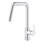 Grohe Eurosmart U-Spout Sink Mixer Tap with Dual Spray Pull Out