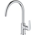 Grohe Bauedge Single-Lever Kitchen Sink Mixer Chrome