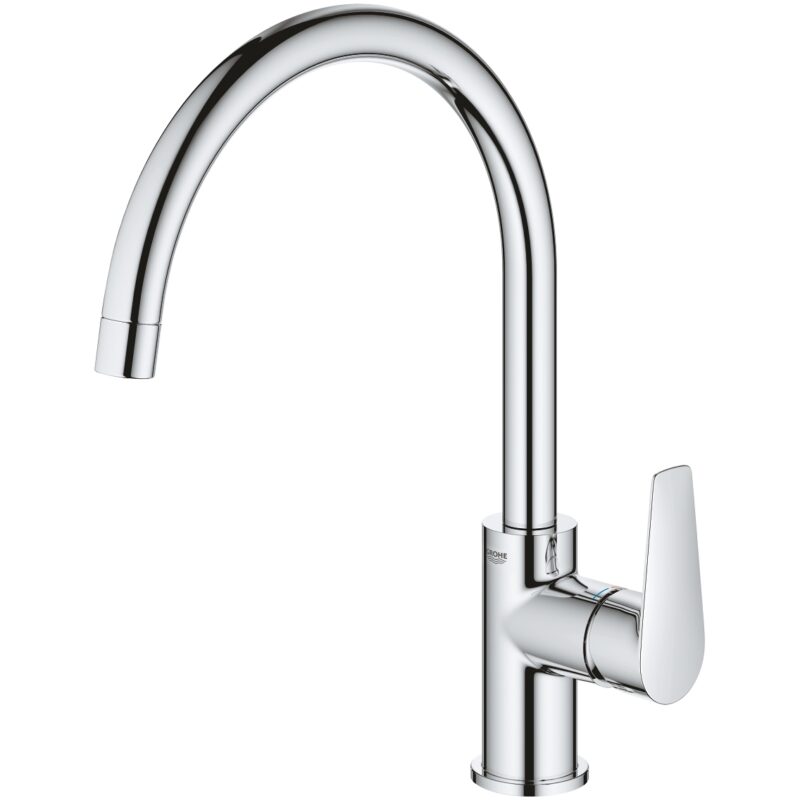 Grohe Bauedge Single-Lever Kitchen Sink Mixer Chrome