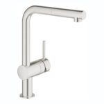 Grohe Minta Sink Mixer with Pull Out Spout 32168 SuperSteel