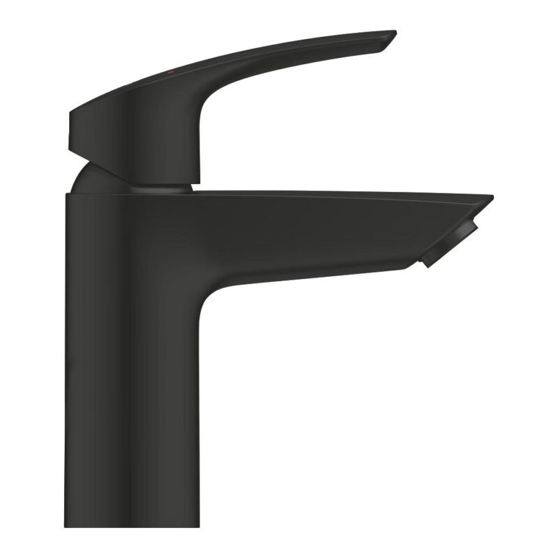 Grohe Eurosmart S-Size Basin Mixer Tap for Low Water Pressure Matte Black