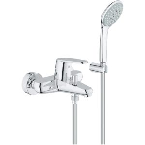 Grohe Eurodisc Cosmopolitan Wall Bath/Shower Mixer & Kit