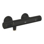 Grohe Grohtherm 500 Thermostatic Bar Shower Mixer Black