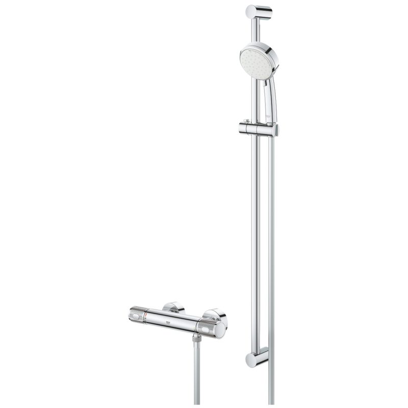 Grohe Grohtherm 1000 Performance Shower Set, 900mm Rail