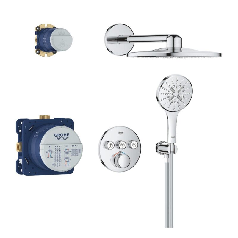 Grohe SmartControl Concealed Shower System with Rainshower SmartActive 310
