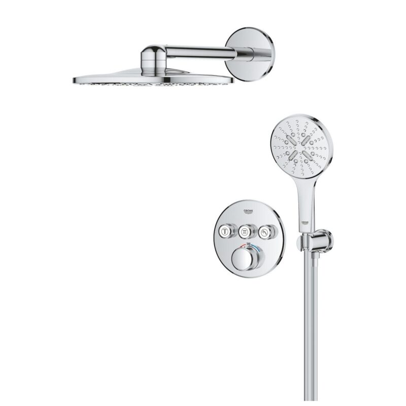 Grohe SmartControl Concealed Shower System with Rainshower SmartActive 310
