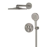 Grohe SmartControl Concealed Shower System with SmartActive 310 Brushed Graphite