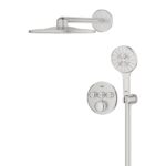 Grohe SmartControl Concealed Shower System with SmartActive 310 Supersteel