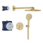 Grohe SmartControl Concealed Shower System with SmartActive 310 Brushed Sunrise