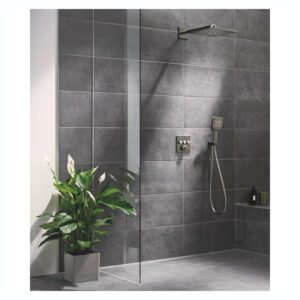 Grohe SmartControl Concealed Shower Set with SmartActive 310 Cube Brushed Graphite