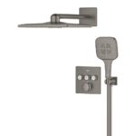Grohe SmartControl Concealed Shower Set with SmartActive 310 Cube Brushed Graphite