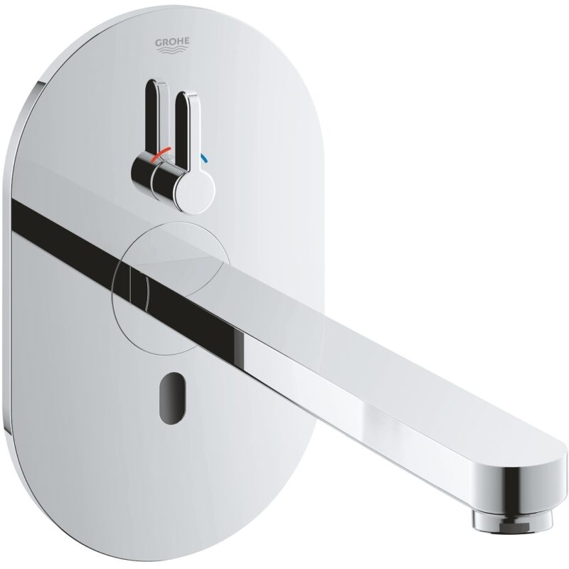 Grohe Eurosmart Cosmopolitan E Infra-Red Basin Tap with Mixing, Mains Grohe Eurosmart Cosmopolitan E Infra-Red Basin Tap with Mixing, Mains