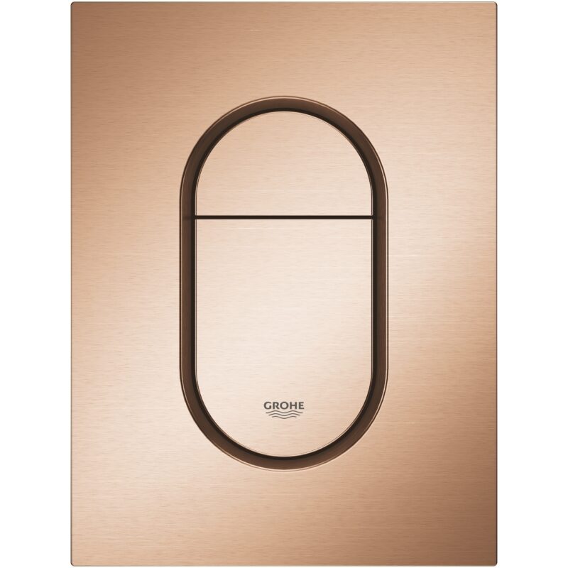 Grohe Arena Cosmopolitan S Flush Plate Brushed Warm Sunset