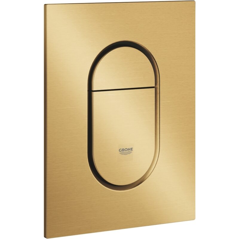 Grohe Arena Cosmopolitan S Flush Plate Brushed Cool Sunrise Grohe Arena Cosmopolitan S Flush Plate Brushed Cool Sunrise