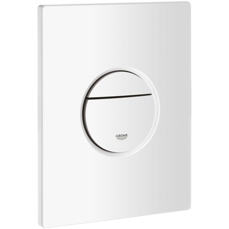 Grohe Nova Cosmopolitan Dual Flush Plate Alpine White
