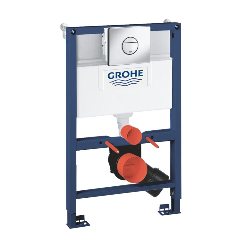Grohe Rapid SL Frame 0.82m, Nova Cosmo Flush Plate & Front Wall Brackets Grohe Rapid SL Frame 0.82m, Nova Cosmo Flush Plate & Front Wall Brackets
