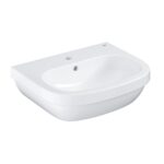 Grohe Euro Ceramic Wall Hung 55cm Washbasin 1 Tap Hole